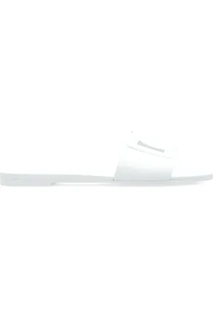 Dolce & Gabbana Sandali slides Bianca