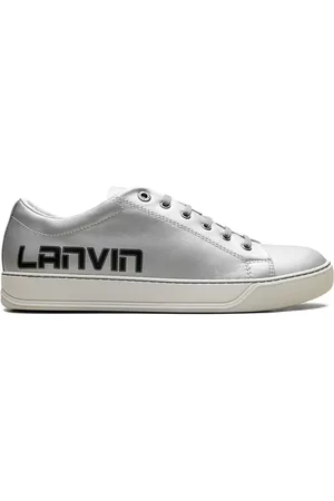 Lanvin Sneakers "Metallic Grey" con logo