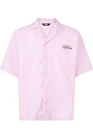 GCDS Camicia con stampa Wirdo Flames