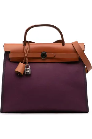 Hermès Borsa a tracolla Herbag Zip 31 in tela Toile 2011