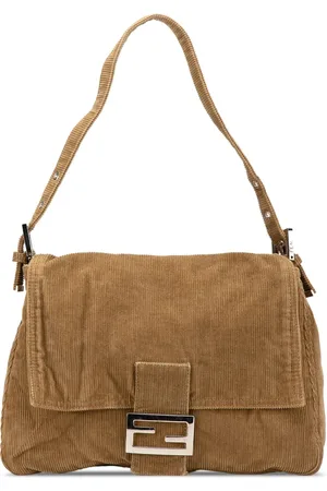 Fendi Borsa a spalla Mamma Forever a coste 2010-2024