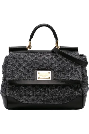 Dolce & Gabbana Borsa a tracolla Miss Sicily in lana con lavorazione all