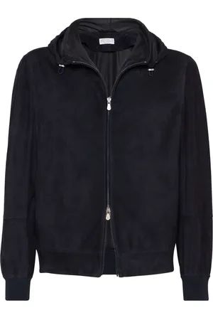 Brunello Cucinelli Camicia con zip e cappuccio