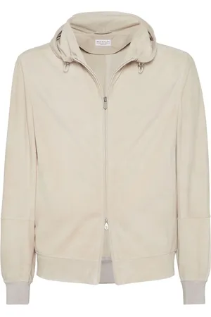 Brunello Cucinelli Camicia con zip e cappuccio