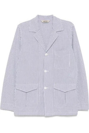 Aspesi Blazer monopetto a righe