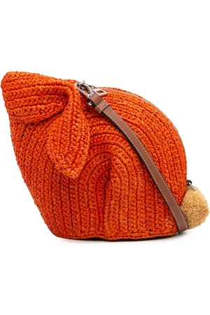 Loewe Borsa a tracolla Bunny mini in rafia 2016-2024