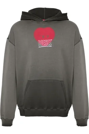 Diesel Felpa S-Boxt-Hood-N10 con cappuccio