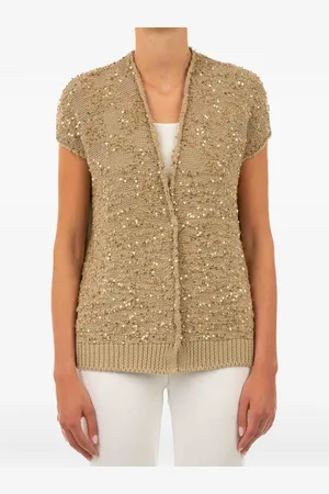 LE TRICOT PERUGIA Cardigan con paillettes