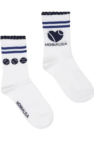 MONNALISA Calzini con logo jacquard