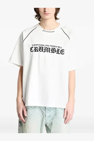 Pleasures T-shirt Crumble Heavyweight con maniche raglan
