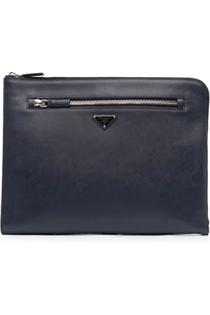 Prada Clutch Lux Zip Portfolio in pelle Saffiano 2013-2024