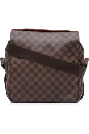 LOUIS VUITTON Borsa a tracolla Naviglio in tela Damier Eb??ne 2000-2024