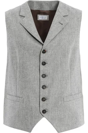 Brunello Cucinelli Gilet in lino