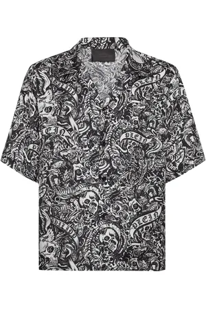 Philipp Plein Camicia Tattoo a maniche corte