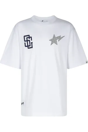 A Bathing Ape T-shirt ???Court White??? x STADIUM GOODS??