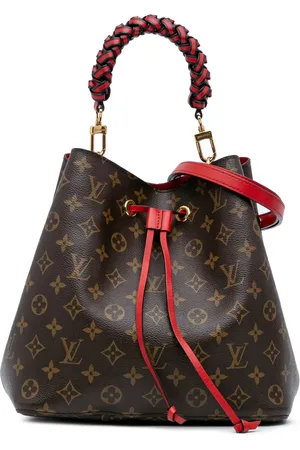 LOUIS VUITTON Borsa a secchiello N??oNo?? MM Braided con monogramma 2010