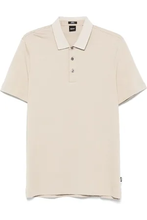 HUGO BOSS Polo in cotone con ricamo logo