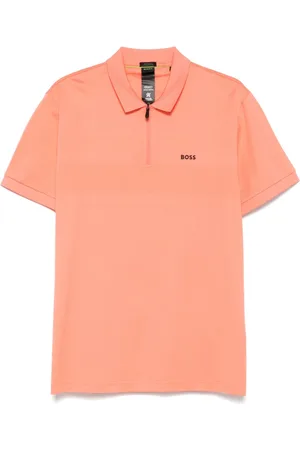 HUGO BOSS Polo con mezza zip