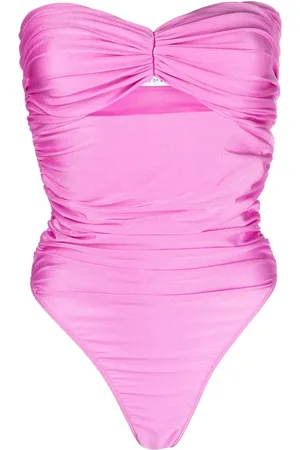 AMEN Costume intero senza spalline con ruches