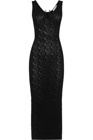 Philipp Plein Abito con monogramma jacquard