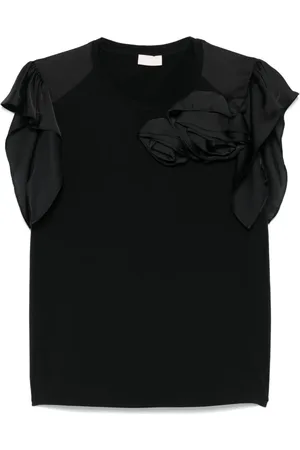 Liu Jo Blusa con applicazioni a fiori