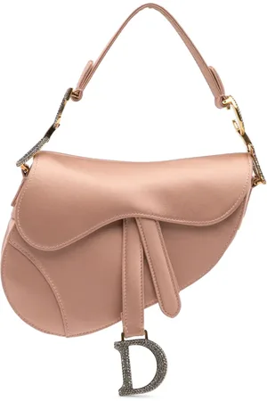 Dior Borsa a tracolla Saddle mini in raso con cristalli 2019