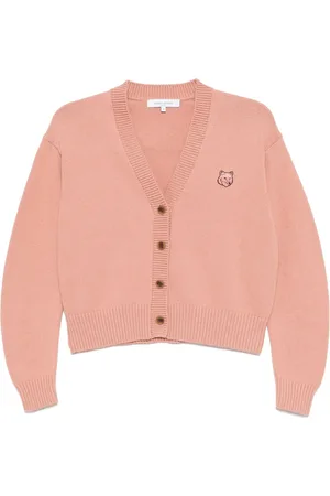 Maison Kitsuné Cardigan con applicazione Bold Fox Head