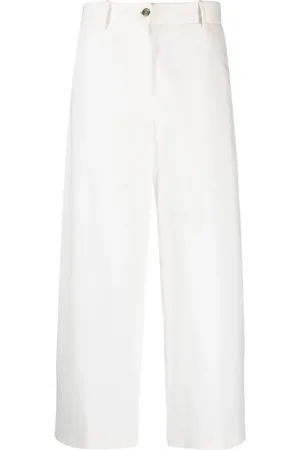 Fabiana Filippi Pantaloni crop a gamba ampia