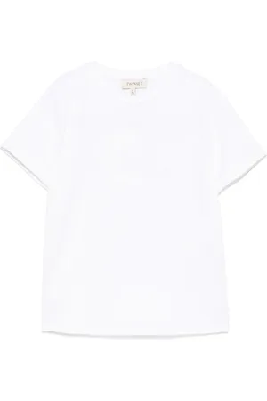 Twin-Set T-shirt con logo goffrato