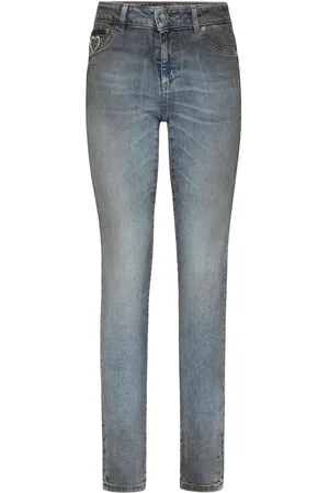 Philipp Plein Jeans skinny con applicazione logo