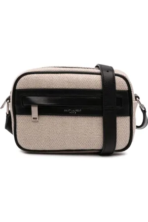 Saint Laurent Borsa a tracolla Camp piccola in tela 2022