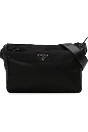 Prada Borsa a spalla in tessuto con zip 2000-2013