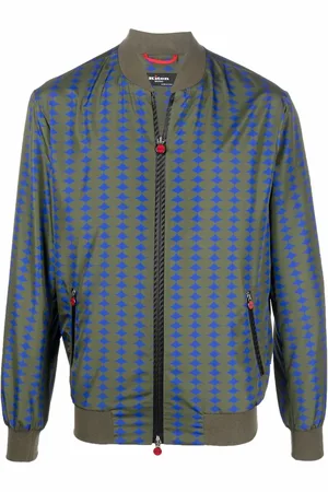 Kiton Giacca con motivo geometrico