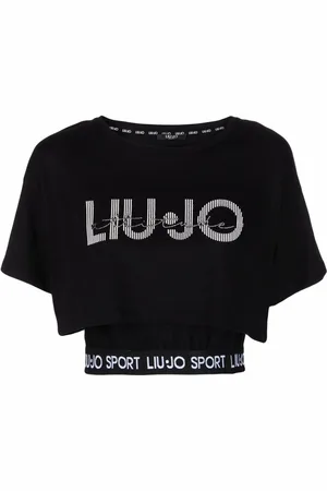 Liu Jo T-shirt crop con stampa