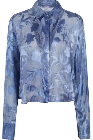 ERMANNO SCERVINO Camicia denim effetto devoré
