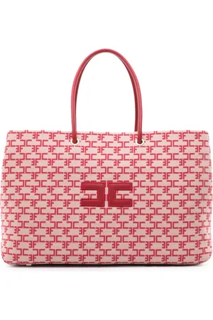 Elisabetta Franchi Borsa tote con applicazione