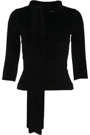 Balenciaga Top con dettaglio sciarpa