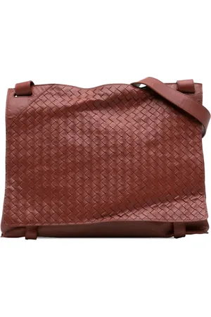 Bottega Veneta Borsa a tracolla Intrecciato in nappa con battente 2012-2024