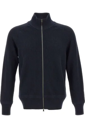 KANGRA CASHMERE Maglione M-Martello con zip
