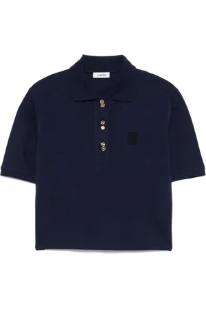 Sandro Polo con logo ricamato