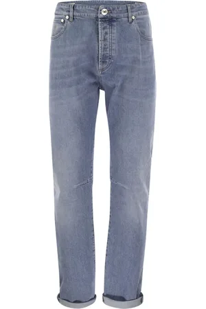 Brunello Cucinelli Jeans con risvolto