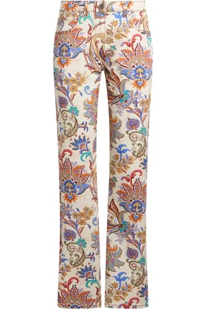 Etro Jeans dritti a fiori