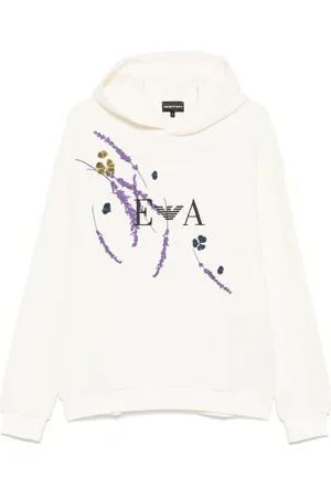 Emporio Armani Felpa con cappuccio e logo
