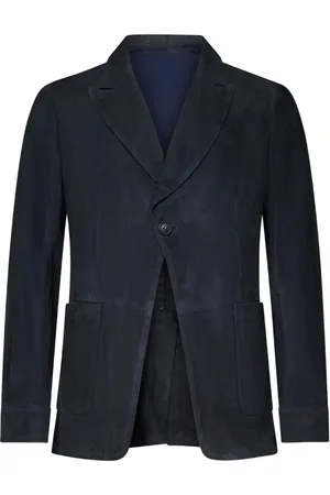 Franzese Blazer in pelle scamosciata