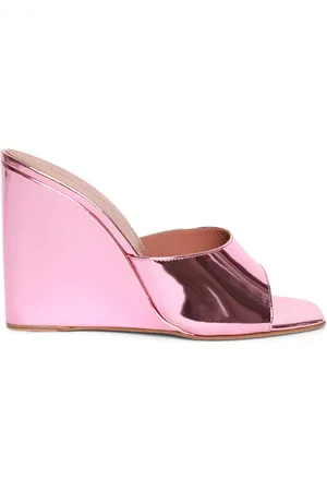 Amina Muaddi Mules Lupita con zeppa 95mm