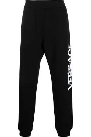 VERSACE Pantaloni sportivi con ricamo