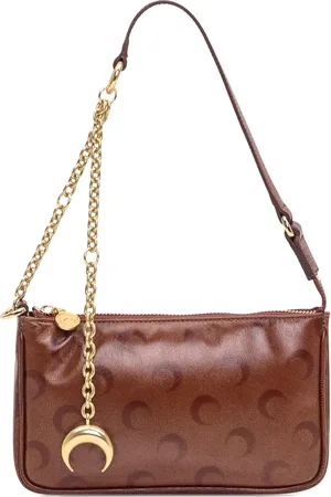 Marine Serre Borsa a spalla Moon in pelle
