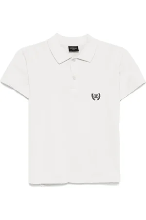 Balenciaga Polo con logo ricamato
