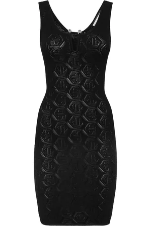 Philipp Plein Abito corto con monogramma