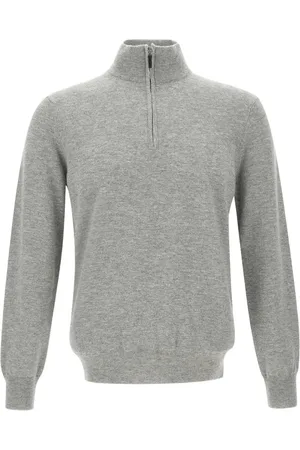KANGRA CASHMERE Maglione con zip